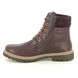 Legero Lace Up Boots - Burgundy Leather - 2009672/5900 MONTA LACE GTX