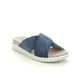 Legero Slide Sandals - Blue Suede - 2000130/8600 MOVE