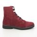 Legero Lace Up Boots - Red suede - 2000870/5100 SOANA LACE GTX