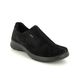 Legero Comfort Slip On Shoes - Black Suede - 2009568/0000 SOFT SHOE GTX