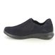 Legero Comfort Slip On Shoes - Navy Suede - 09568/80 SOFT SHOE GTX