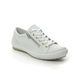 Legero Lacing Shoes - White Leather - 00818/10 TANARO ZIP