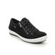 Legero Lacing Shoes - Black suede - 00616/00 TANARO ZIP GORE