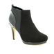 Lotus Ankle Boots - Black - ULS030/30 AGGY