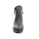 Lotus Wedge Boots - Black leather - ULB299/31 CORDELIA CERASO