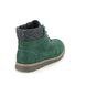 Lotus Lace Up Boots - Green - ULB334/90 DREW   CEDAR