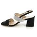 Lotus Heeled Sandals - Black - ULS385/30 ELISENA AMY