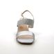 Lotus Heeled Sandals - Silver - ULS385/01 ELISENA AMY