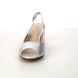 Lotus Slingback Shoes - Silver - ULS393/01 EVELYN PEEP TOE