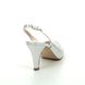 Lotus Slingback Shoes - Silver - ULS076/01 LARISSA