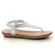 Lotus Flat Sandals - Silver - ULP124/ ORLA