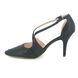 Lotus High-heeled Shoes - Black Glitz - ULS208/34 PANACHE LATOYA