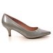 Lotus Court Shoes - Grey patent - ULS371/04 RACHEL RAINE