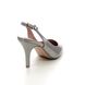 Lotus Slingback Shoes - Grey patent - ULS373/ REMY   RAINE