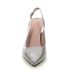 Lotus Slingback Shoes - Grey patent - ULS373/ REMY   RAINE