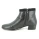 Lotus Ankle Boots - Black leather - ULB168/30 ROSA