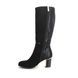 Lotus Knee-high Boots - Black - ULB319/34 WYNTER ROCHELLE