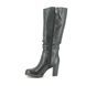 Marco Tozzi Knee-high Boots - Black leather - 25631/23/002 BULLALONG