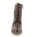 Marco Tozzi Wedge Boots - Brown leather - 25235/29/362 CERASO LACE
