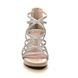Marco Tozzi Heeled Sandals - Nude Patent - 28372/42/526 PADULIA CAGED