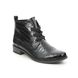 Marco Tozzi Lace Up Boots - Black croc - 25120/27/006 RAPALLACE 05