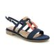 Marco Tozzi Flat Sandals - Navy - 28107/42/890 ROTTY