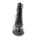 Marco Tozzi Heeled Boots - Black patent - 25712/41/018 SAGA   LACE
