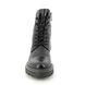 Marco Tozzi Biker Boots - Black Leather - 25295/41/010 SENSIO LACE