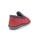 Nordikas Slippers - Red suede - 305/4 TABACKIN