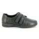 Padders Comfort Slip On Shoes - Black leather - 0362-38 DAYNA  4E-6E
