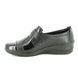 Padders Comfort Slip On Shoes - Black patent - 0294/38 ENDURE E-EE FI