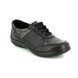 Padders Lacing Shoes - Black - 0872/38 HARP 2E-3E FIT