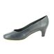 Padders Heeled Shoes - Navy Leather - 201-24 JANE