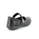 Padders Comfort Slip On Shoes - Black - 853/10 POEM 3E FIT