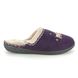 Padders Slippers - Purple - 0479-95 SCOTTY EE FIT