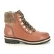 Regarde le Ciel Lace Up Boots - Tan Leather - 2046/4659 BRANDY 01