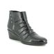 Regarde le Ciel Wedge Boots - Black leather - 9003/34 DAISY  08