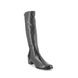 Regarde le Ciel Knee-high Boots - Black leather - 0011/3750 JOLENE 11