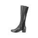Regarde le Ciel Knee-high Boots - Black leather - 0011/3750 JOLENE 11