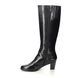 Regarde le Ciel Knee-high Boots - Black leather - 0139/0003 SONIA 139 003