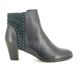 Regarde le Ciel Ankle Boots - Navy Leather - 4595/70 SONIA  22