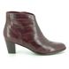 Regarde le Ciel Ankle Boots - Wine leather - 9008/81 SONIA  38
