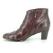 Regarde le Ciel Ankle Boots - Wine leather - 9008/81 SONIA  38