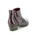 Regarde le Ciel Ankle Boots - Wine leather - 8008/81 STEFANY 278