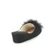 Relax Slippers Slippers - Black suede - 3419/ FUZZY