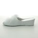 Relax Slippers Slippers - WHITE LEATHER - 3419/ FUZZY