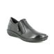 Relaxshoe Comfort Slip On Shoes - Black leather - 26787/30 AMUZE