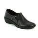 Relaxshoe Comfort Slip On Shoes - Black - 291016/30 AMY UNDER