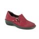 Relaxshoe Comfort Slip On Shoes - Dark Red - 891016/80 AMY UNDER