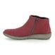 Relaxshoe Ankle Boots - Red leather - 37572/80 FRIDA
